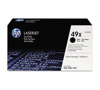 HP Q5949XD 49X High Yield Original LaserJet Toner Cartridges, Black, Multipack