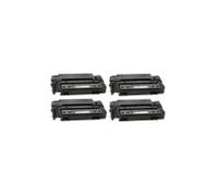 HP Q7551X Quad Pack - 4 x Black Replacement High Capacity Laser Toners 13000 Pages Each