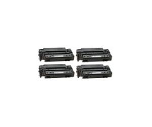 HP Q7551X Quad Pack - 4 x Black Replacement High Capacity Laser Toners 13000 Pages Each