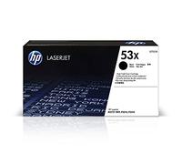 HP Q7553X 53X High Yield Original LaserJet Toner Cartridge, Black, Single Pack