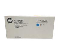 HP Q7581AC Cyan Blue Toner Cartridge 503A Laserjet For Color LaserJet Printers