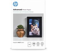 HP Advanced Photo Paper, Glossy, 250 g/m2, 10 x 15 cm (101 x 152 mm), 100 sheets