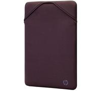 HP 14.1 Inch Grey & Mauve Maroon Protective Reversible Laptop Notebook Sleeve Case, Slim, Prevent Scratching, Zip-free