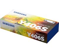 Samsung CLT-Y406S Original Samsung CLT Y406S Yellow Laser Toner Cartridge, 1K Page Yield