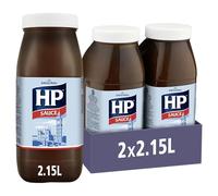 HP Sauce 2.15ltr - Case of 2 - Thick & Tangy Tomato Malt Vinegar Sauce, Vegan