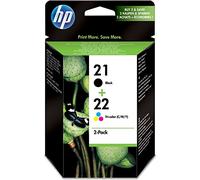 New Genuine HP 21 Black & HP 22 Colour Ink Cartridge For Deskjet F2280 Printer