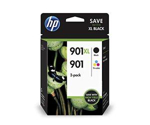 HP SD519AE 901XL/901 Original Ink Cartridges, Black and Tri-Colour, Multipack
