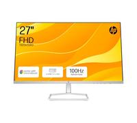 HP Series 5 27” Monitor | FHD IPS Display | 100 Hz Refresh Rate | 99% sRGB | 300 Nits Brightness | 1500:1 Contrast Ratio | Adjustable Tilt | Works with Chromebook | 2 HDMI 1.4, 1 VGA | White | 527sw