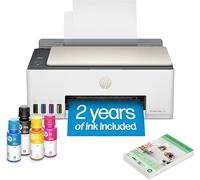 HP Smart Tank 5101 Wireless All-in-One Ink Tank Printer, including 2 years of ink, Printing, scanning, copying, Best for home, Refillable ink tank (1F3Y0A)