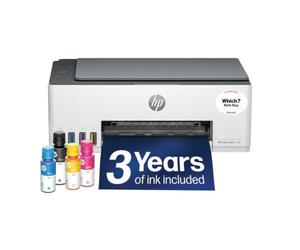 HP Smart Tank 5105 All in One Printer | Perfect for Home | Colour | Wireless | Print, Scan, Copy | Refillable, Includes up to 3 Years of Ink | Smart Buttons | Easy Setup | Reliable Wi-Fi