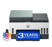 HP Smart Tank 7307 All in One Printer | Perfect for Home | Colour | Wireless | Print, Scan, Copy | Includes up to 3 Years of Ink | Refillable | Document Feeder | 2-Sided Printing | Easy Setup