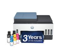 HP Smart Tank 7606 All-in-One Wireless Inkjet Printer, Blue