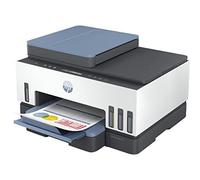 HP Smart Tank 7306 All-in-One Wireless Inkjet Printer, White,Blue,Silver/Grey