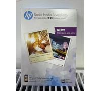 HP Social Media Snapshots 50 sheets 10x13cm Stick Photo Sheets Paper Original UK
