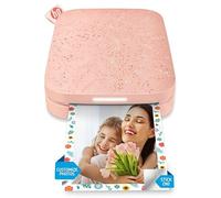 HP Sprocket 2x3 Inch Instant Smartphone Photo Printer - Portable Color Wireless Mobile Printer - Zink Sticky-Back Photos - Print from Compatible iOS & Android Devices with Bluetooth w/Fun App - Pink
