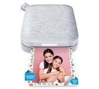HP Sprocket 2x3 (5.1x7.5 cm) Instant Smartphone Photo Printer, Portable Color Wireless Mobile Printer, Zink Sticky-Back Photos, Print from App on Compatible iOS & Android Devices with Bluetooth, White