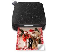 HP Sprocket 2x3 Instant Smartphone Photo Printer - Portable Color Wireless Mobile Printer - Zink Sticky-Back Photos - Print from Compatible iOS & Android Devices with Bluetooth w/App - Black
