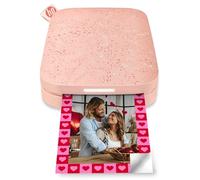 HP Sprocket 2x3 Inch Instant Smartphone Photo Printer - Portable Color Wireless Mobile Printer - Zink Sticky-Back Photos - Print from Compatible iOS & Android Devices with Bluetooth w/Fun App - Pink