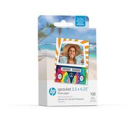100 Sheets - Hp Sprocket 3.5 X 4.25 Zink Sticky-Backed Photo Paper