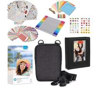 HP Sprocket 3.5 x 4.25” Zink Photo Paper - Kit: 50 Pack Zink Paper, Case, Photo Album, Markers, Sticker Sets