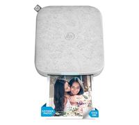 HP Sprocket 3x4 (8.9x10.8 cm) Portable Photo Printer, Instant Print Pictures and Scrapbook with Zink Sticky-Backed Paper from your iOS & Android Device, For Home Use or On the Go, White