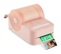 HP Sprocket Panorama Instant Color Label & Smartphone Photo Printer-Portable-Personalize Prints 2 Inch x.5 Inch-9 Inch on Zink Sticky-Back Photos -Create Photobooth Strips, Custom Designs in App -Pink