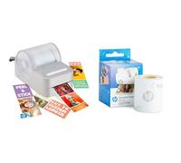 HP Sprocket Panorama Instant Portable Color Label & Photo Printer (Grey) Paper Zink Roll