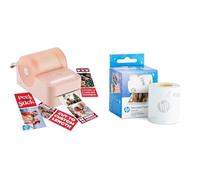 HP Sprocket Panorama Instant Portable Color Label & Photo Printer (Pink) Paper Zink Roll