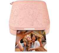HP Sprocket Portable 2x3" Instant Photo Printer (Blush Pink) Print Pictures on Zink Sticky-Backed from your iOS & Android Device