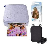 HP Sprocket Portable 2x3 Instant Photo Printer (Lilac) Zink Paper Bundle