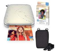 HP Sprocket Select Portable Instant Photo Printer for Android and iOS devices (Eclipse) Zink Paper Bundle