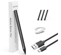 HP Stylus for Envy x360, Spectre x360, Spectre x2, Envy x2 Touchscreen Laptops - Rechargeable MPP 2.0 Tilt Pencil with 4096 Pressure Sensitivity, Black