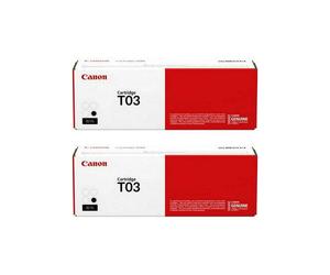 HP T03 Twin Pack - 2 Black Original Toner Cartridge (2725C001)