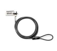 HP T0Y15AA Security Cable Combination Lock, Black