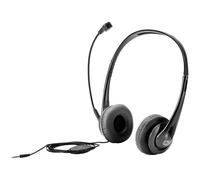 HP T4E61AA Business V2 Over-ear headset Black Microphone noise can...