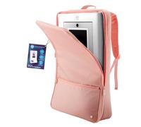 HP Travel Backpack for Sprocket Photobooth - Padded Case with Adjustable Straps & Front Zipper Pocket (Pink)