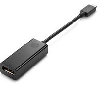 HP External Video Adapter - USB-C - DisplayPort - for Elite x2; Pro Tablet 608 G1; Workstation Z2 G4, Z2 Mini G4 Entry, Z2 Mini G4 Performance