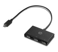 HP USB-C to USB-A Hub USB 3.2 Gen 1 (3.1 Gen 1) Type-C USB 3.2 Gen 1 (3.1 Gen 1) Type-A Black China Business Windows 10 Windows 11