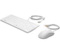HP - Healthcare - keyboard and mouse set - USB - UK - for EliteDesk 805 G6, ProDesk 40X G6, ProOne 400 G6, 600 G6, Workstation Z1 G6