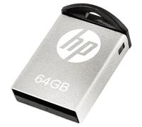 HP v222w USB 2.0 Flash Drive, Mini Sized Metal Design - 64GB