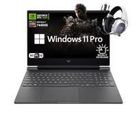 HP Victus 15.6" FHD 144Hz Gaming Laptop - AMD Ryzen 7 7445HS, 32GB RAM, NVIDIA RTX 4050 GPU, 2TB SSD, Backlit Keyboard, Wi-Fi 6E, Bundle with Mytrix Accessories, Mica Silver, Windows 11 Pro