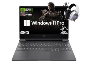 HP Victus 15.6" FHD 144Hz Gaming Laptop - AMD Ryzen 7 7445HS, 64GB RAM, NVIDIA RTX 4050 GPU, 1TB SSD, Backlit Keyboard, Wi-Fi 6E, Bundle with Mytrix Accessories, Mica Silver, Windows 11 Pro