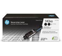 HP 143AD Dual Pack Black Original Neverstop Toner Reload Kit