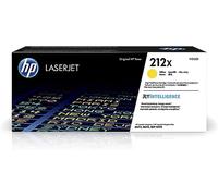 HP W2122X 212X High Yield Original LaserJet Toner Cartridge, Yellow, Single Pack