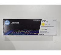 HP 219A Yellow Original Laserjet Toner Cartridge Page Yield 1200 (P/N W2192A)