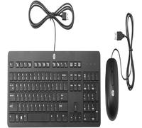 HP Wired USB Slim Keyboard And Mouse Kit, Italian QWERTY Layout