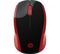 HP Wireless Mouse 200 Empress Red Ambidextrous Optical Wireless 1000DPI Blck/Red