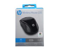 HP 220 Black 2.4 GHz USB Wireless Mouse with Blue LED 1300 Dpi Optical Sensor, Up To 15 Months Battery Life