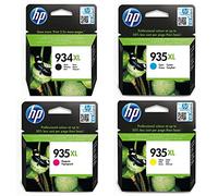 HP X4E14AE 934XL/935XL High Yield Original Ink Cartridges, Black/Cyan/Magenta/Yellow, Multipack