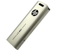 HP x796w USB 3.1 Flash Drive 128GB, Push and Pull design, Metallic finish